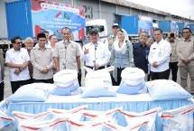 Mentan bersama Wamendag saat pelepasan ekspor beras ke Arab Saudi