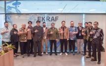 Menteri Ekonomi Kreatif, Teuku Riefky Harsya, menerima audiensi Forum Bogor Kota Gastronomi (FBKG) di Kantor Kementerian Ekraf, Jakarta, Rabu (11/3/2026).