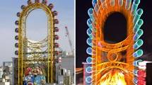 Ferris Wheel Dotonbori, Wahana Permainan di Osaka, Jepang (Foto: cnn.com)