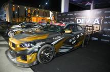 Peluncuran Tim Dewa United Motorsports musim 2026 di Entertainment District PIK 2, Tangerang, Banten, Minggu (29/3/2026).