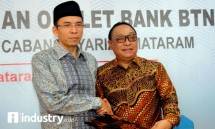 Gubernur NTB bersama Dirut Bank BTN (dok INDUSTRY.co.id)