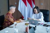 Wakil Menteri Ekonomi Kreatif, Irene Umar, menerima audiensi Gabungan Pengusaha Jamu Indonesia (GP Jamu) bersama Acaraki dan pelaku industri kreatif di Kantor Kementerian Ekraf, Jakarta, Kamis (2/4/2026).