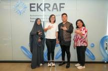 Wakil Menteri Ekonomi Kreatif, Irene Umar, menerima audiensi HoYoverse di Kantor Kementerian Ekraf, Jakarta, Selasa (7/4/2026).