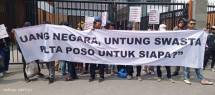 Massa Aksi di BPK RI Desak Usut Dugaan Kredit Bermasalah di PLTA Poso 