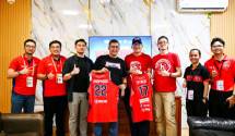 Peluncuran FieldGIG Digital Plantation Command Center di GOR Ciracas. Selain itu Logo FieldGIG juga disematkan di jersey Club Hang Tuah Jakarta.