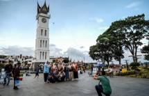 Kawasan Jam Gadang, Bukittinggi, Sumatera Barat 