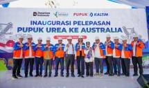 Ekspor Perdana Urea ke Australia