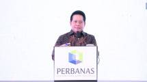 Direktur Utama BRI Hery Gunardi yang juga Ketum Perbanas