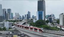 Ilustrasi perkantoran dekat dengan LRT dan MRT
