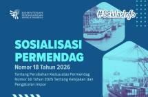 Kementerian Perdagangan sosialikan Permendag no 18/2026
