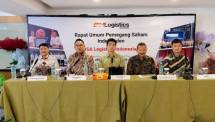 Kiri ke kanan: Hendri S Setiawan (Direktur), Thomas Wenas (Direktur), Edwin Wibowo (Direktur Utama), M. Jusuf Wibisana (Komisaris Independen), Andree Susanto (Komisaris Utama)