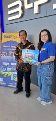 Pacific Paint Serahkan Hadiah Utama Mobil BYD ATTO 1 kepada Pemenang Program Promo HEBAT Slank